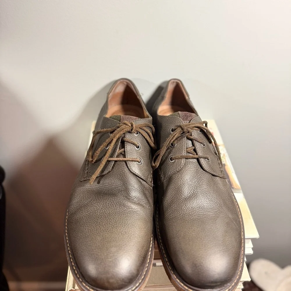 G.H. Bass & Co. Men’s Size 13M Dark Brown Leather Lace Up Oxfords